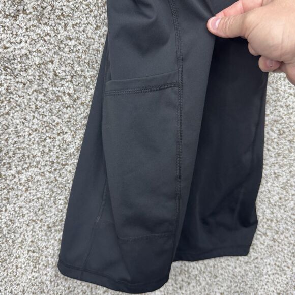 Reebok Retro Acvite Tennis Dress Black Women XL Attached Short Bra With Pads New - Picture 6 of 16